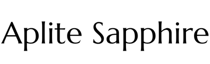 Aplite Sapphire Grant Road Logo